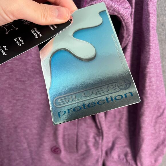 Gymwrap Heathered Knit Zip-Up Jacket with Side Pockets Dahlia Heather Large - Picture 9 of 11